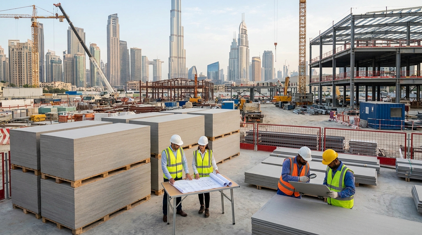 fiber cement board price UAE