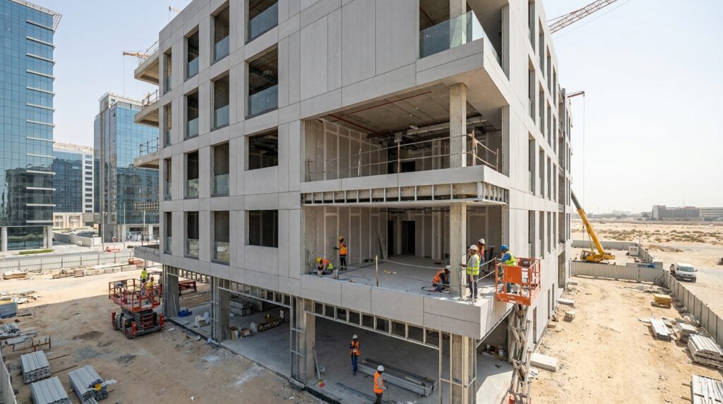 fiber cement board applications UAE