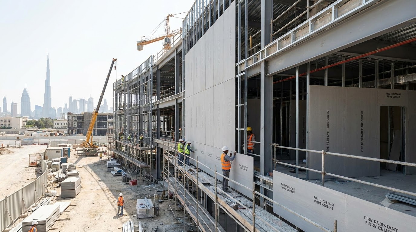 Fire-Resistant & Weatherproof Building Boards for UAE Construction
