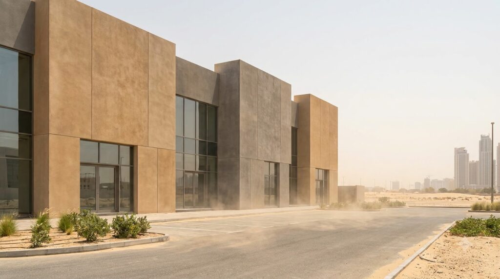 fiber cement board heat resistance UAE