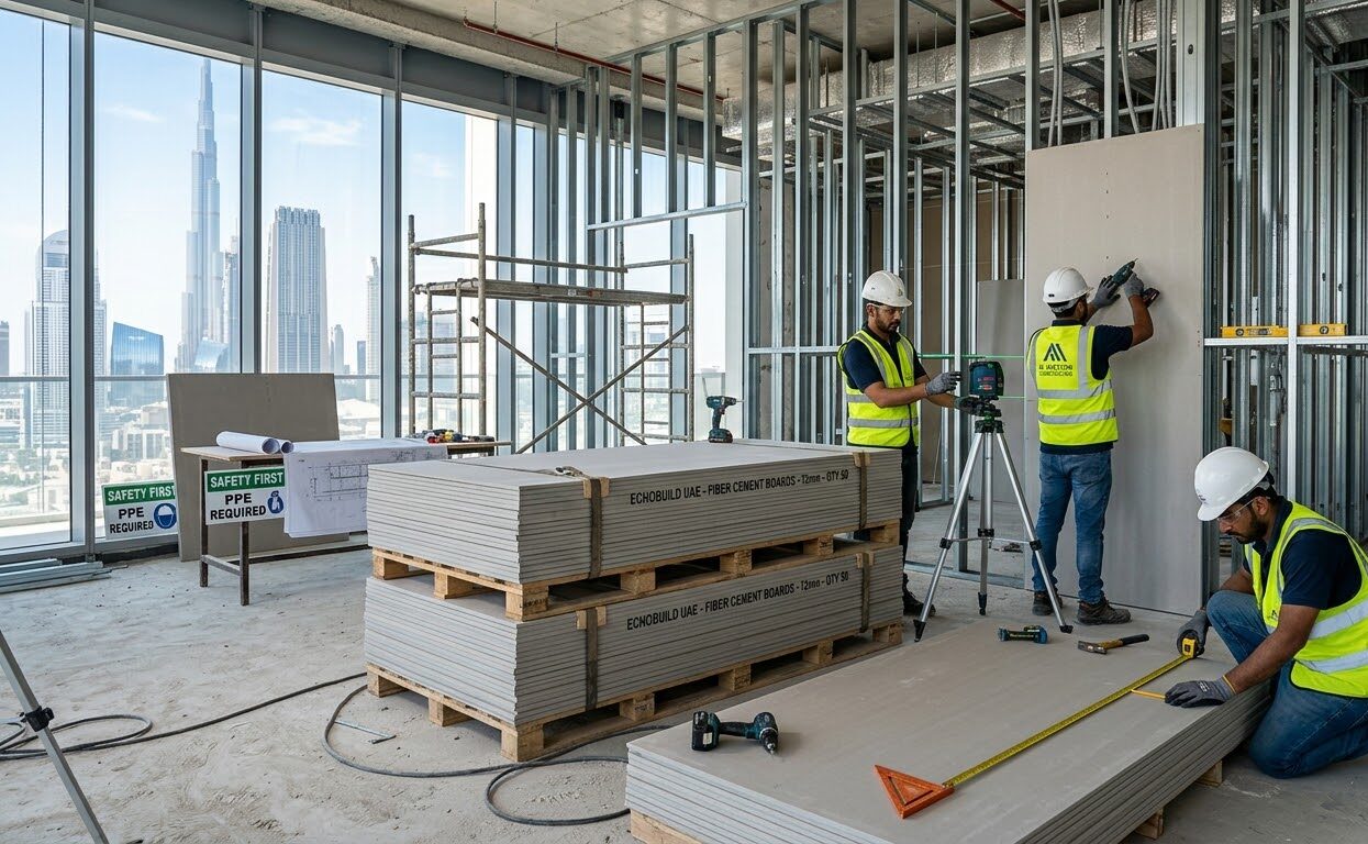 Cement Board Pricing in UAE: What Affects the Cost and How to Budget